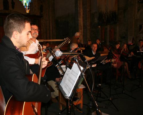 Les musiciens.