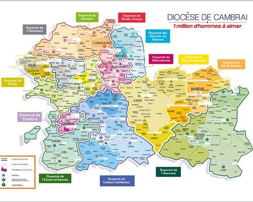 Carte Diocèse