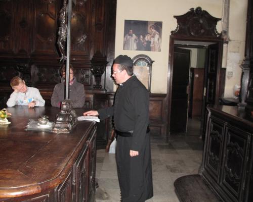 Sacristie ou Don Bosco rencontra Bartolomeo Garell