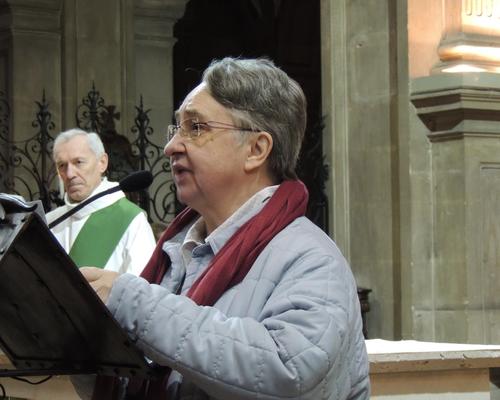 Sœur Edith (Sr Hospitalière du Sacré Cœur de Jésus) annonce la fête du 2 février avec procession des lumières