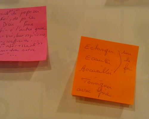 les post-it, expression libre