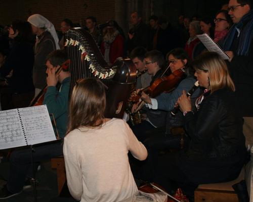 Les musiciens.