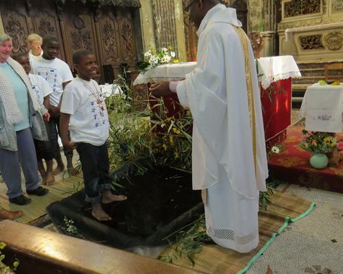 Baptemes d'enfants Paques 2015 16