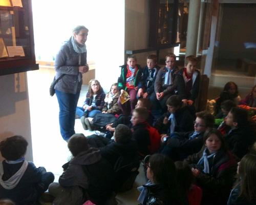 visite guidée de l'exposition au Carmel