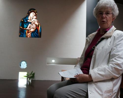 Une pause phy et spi pour Françoise avec ND de Grâce et la petite Thérèse à hauteur d'enfant.