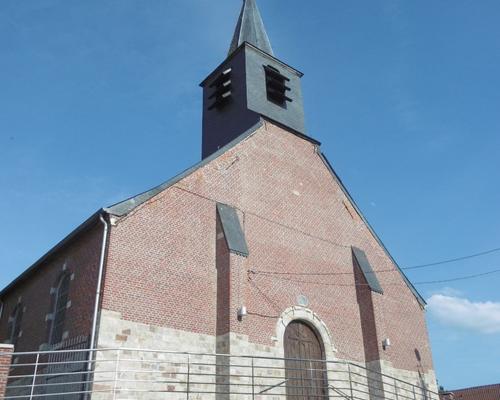 L'église paroissiale de Wargnies-le-Petit.
