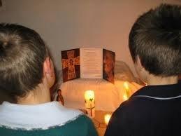 enfants en priere