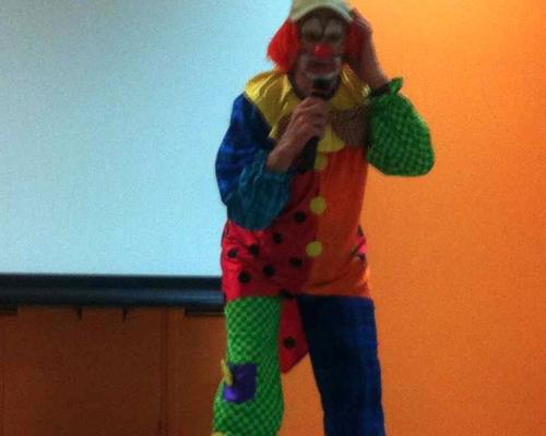La visite surprise d'un clown