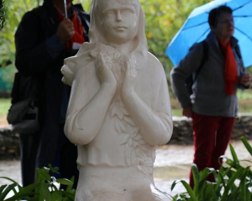 Lieu des deux premières apparitions de l'ange avant les apparitions de la Vierge Marie