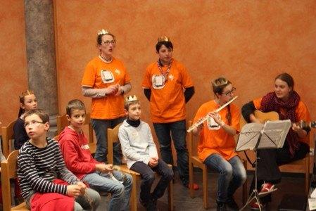 début de la célébration