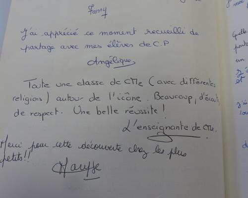 Livre d'or Bon Pasteur