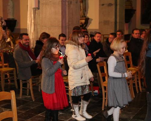 .... déposées sur l'autel ...