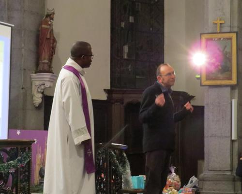 Le temps des remerciements pour cette belle célébration: pour ce OUI à JESUS