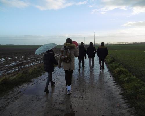 Balade dans les champs.