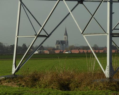 L'église de Bouvines.