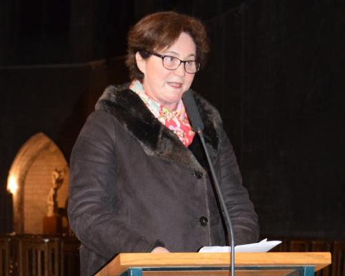 Sabine Dalle nous accueille
