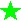 étoile verte