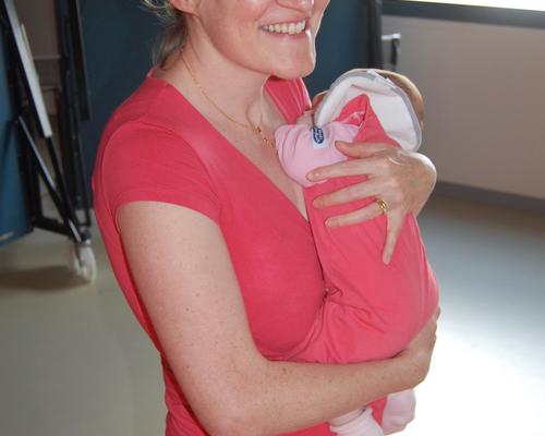 Clervie la plus jeune des participantes (2 mois 1/2) et sa maman 