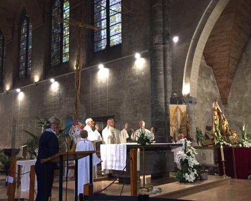 messe animée par la fidèle chorale de ND du St Cordon