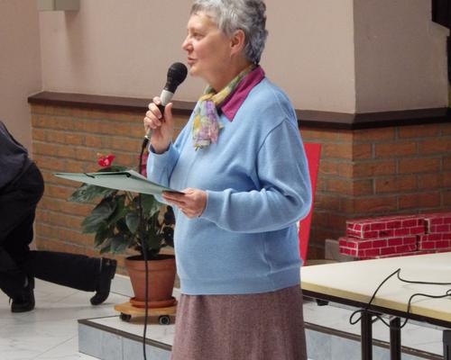 Soeur Claire-Marie en animatrice