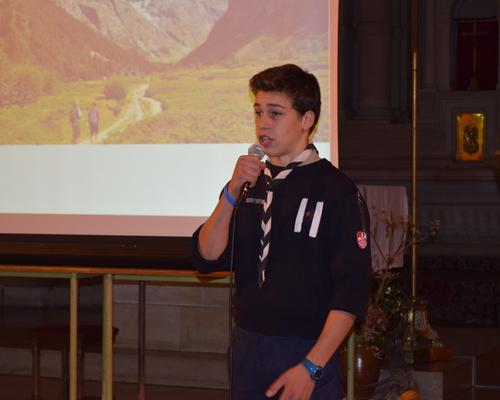Thibaut DELPLANQUE témoigne de sa joie d'être chef scout