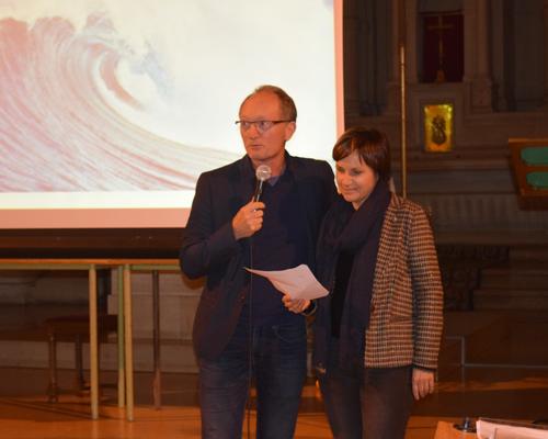 Virginie et Laurent VIENOT-AUGER, l'un des 4 couples responsables du Foyer Jean-Paul II