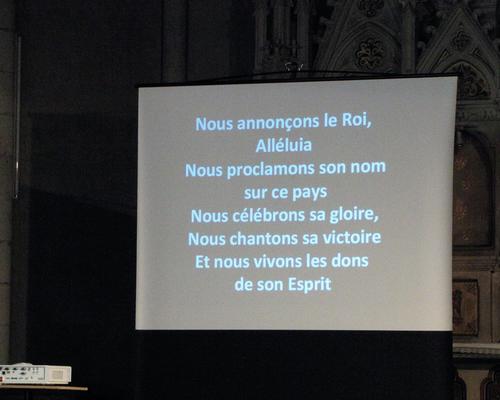 une soirée participative, chantante