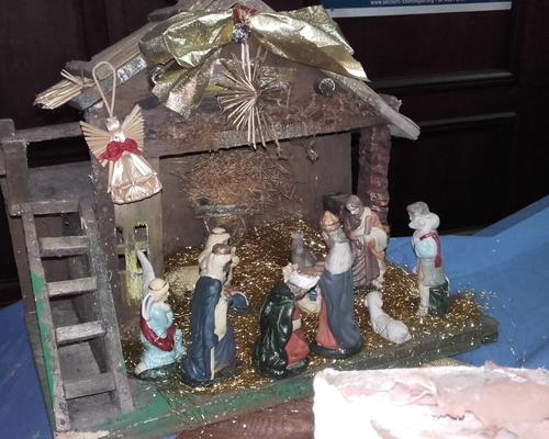 Crèche trouvée chez les Compagnons d'Emmaüs