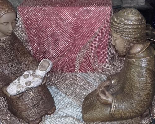 Une des crèches de Mougères (Languedoc,Soeurs de de Bethléem) 