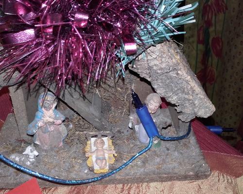 Crèche réalisée par une enfant
