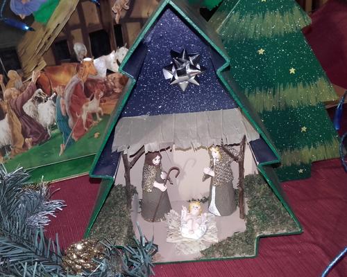Crèche réalisée par une enfant