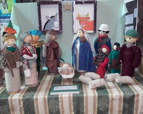 Crèche réalisée par des personnes porteuses d'un handicap (Perce-Neige)
