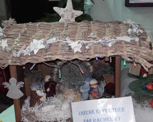 Crèche réalisée par une famille d'Odomez