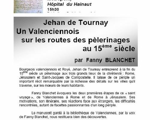 conference jehan de tournay