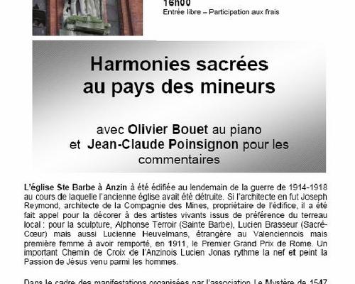 Harmonies sacrées au pays des mineurs