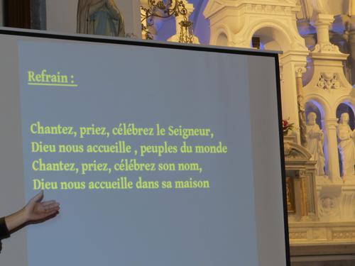 Premier chant auquel tous sont invités à participer