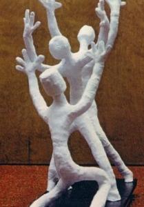 le cri sculpture ghislaine dubé