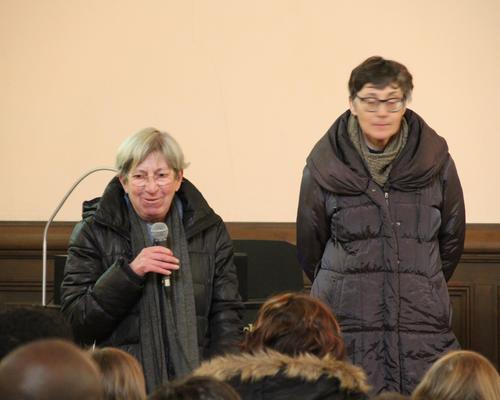 Brigitte Molaro et Annie Desprez.