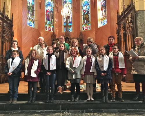 2017-01-22 - Premie#res communions a# Vieux-Reng -