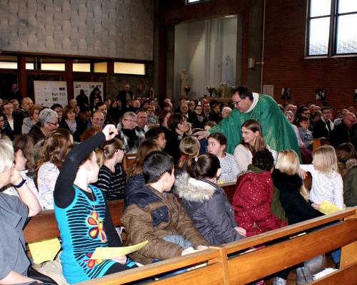 2017-02-05 - Messe familles - 1e#re communion SC -