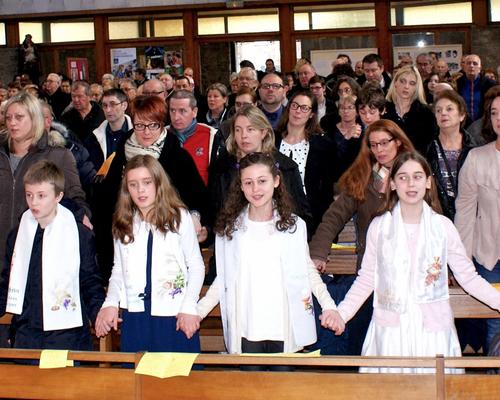 2017-02-05 - Messe familles - 1e#re communion SC -