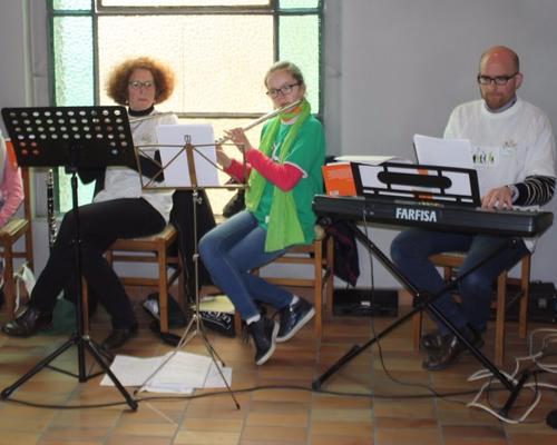 une partie des musiciens 