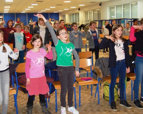 Tous en pleine forme, dès le début du rassemblement !