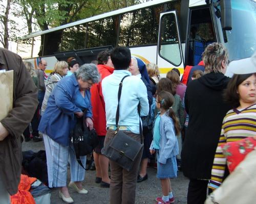 Le départ - Lisieux 2007