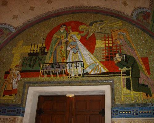 Dans la crypte
