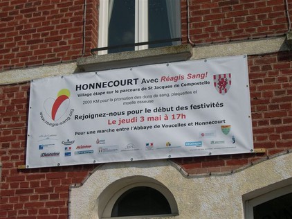 Affiche &agrave; Honnecourt
