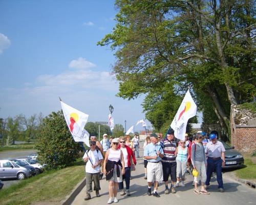 Marcheurs de Vaucelles à Honnecourt