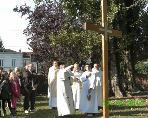 2010-10-03-inauguration Croix de Ste Therese