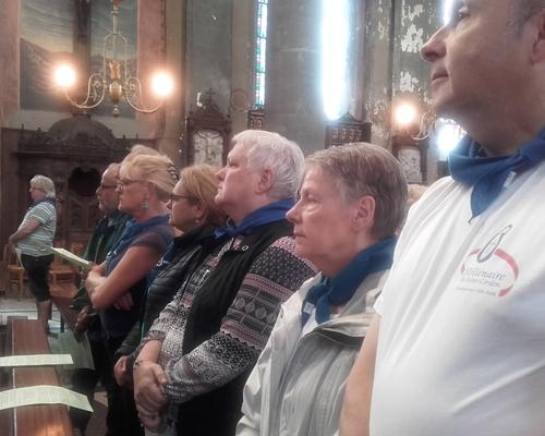 01 La messe avec les marcheurs