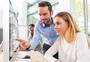 © - fotolia.com Young attractive people taking a training course w